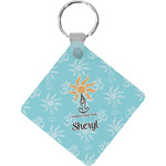 Sundance Yoga Studio Diamond Plastic Keychain w/ Name or Text