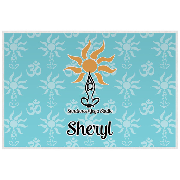 Custom Sundance Yoga Studio Laminated Placemat w/ Name or Text