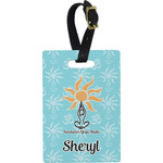 Sundance Yoga Studio Plastic Luggage Tag - Rectangular w/ Name or Text