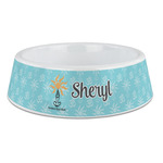 Sundance Yoga Studio Plastic Dog Bowl - Large (Personalized)