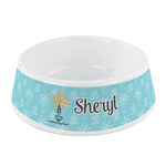 Sundance Yoga Studio Plastic Dog Bowl - Small (Personalized)