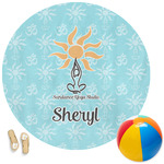 Sundance Yoga Studio Round Beach Towel (Personalized)