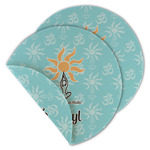 Sundance Yoga Studio Round Linen Placemat - Double Sided (Personalized)