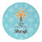 Sundance Yoga Studio Round Paper Coaster - Approval