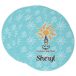 Sundance Yoga Studio Round Paper Coasters w/ Name or Text