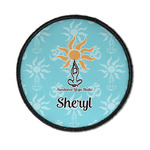 Sundance Yoga Studio Iron On Round Patch w/ Name or Text