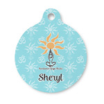 Sundance Yoga Studio Round Pet ID Tag - Small (Personalized)