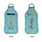 Sundance Yoga Studio Sanitizer Holder Keychain - Large APPROVAL (Flat)