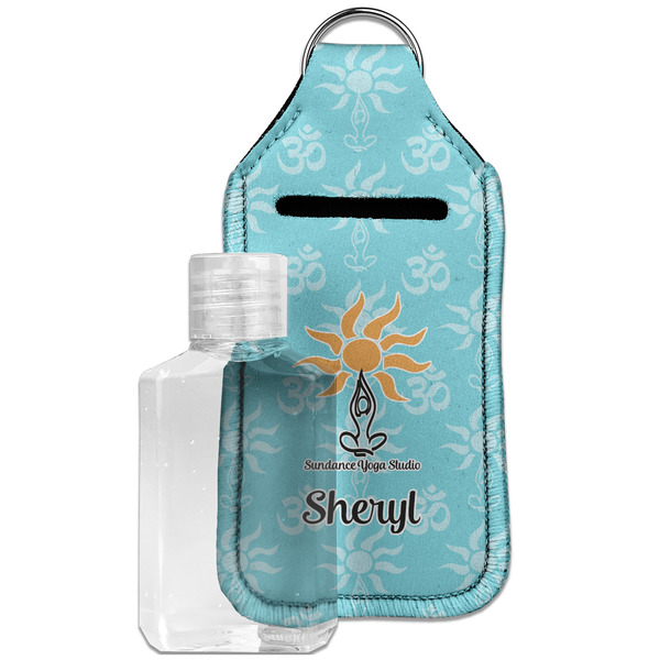 Custom Sundance Yoga Studio Hand Sanitizer & Keychain Holder - Large (Personalized)