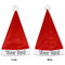 Sundance Yoga Studio Santa Hats - Front and Back (Double Sided Print) APPROVAL