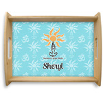 Sundance Yoga Studio Natural Wooden Tray - Large w/ Name or Text