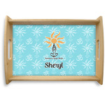 Sundance Yoga Studio Natural Wooden Tray - Small w/ Name or Text