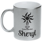 Sundance Yoga Studio Metallic Silver Mug (Personalized)