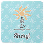 Sundance Yoga Studio Square Rubber Backed Coaster (Personalized)