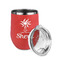 Sundance Yoga Studio Stainless Wine Tumblers - Coral - Double Sided - Alt View