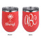 Sundance Yoga Studio Stainless Wine Tumblers - Coral - Double Sided - Approval