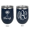 Sundance Yoga Studio Stainless Wine Tumblers - Navy - Double Sided - Approval