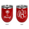 Sundance Yoga Studio Stainless Wine Tumblers - Red - Double Sided - Approval