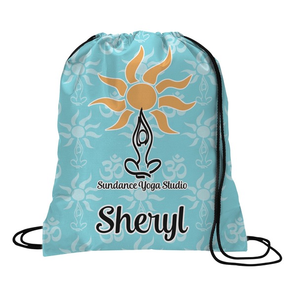 Custom Sundance Yoga Studio Drawstring Backpack - Medium (Personalized)