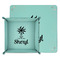 Sundance Yoga Studio Teal Faux Leather Valet Trays - PARENT MAIN