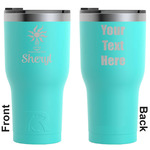 Sundance Yoga Studio RTIC Tumbler - Teal - Engraved Front & Back (Personalized)