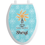 Sundance Yoga Studio Toilet Seat Decal - Elongated (Personalized)