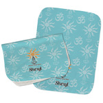 Sundance Yoga Studio Burp Cloths - Fleece - Set of 2 w/ Name or Text