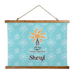 Sundance Yoga Studio Wall Hanging Tapestry - Wide (Personalized)