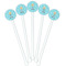 Sundance Yoga Studio White Plastic 5.5" Stir Stick - Fan View