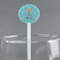 Sundance Yoga Studio White Plastic 5.5" Stir Stick - Round - Main