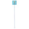 Sundance Yoga Studio White Plastic Stir Stick - Double Sided - Square - Single Stick