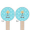 Sundance Yoga Studio Wooden 6" Food Pick - Round - Double Sided - Front & Back