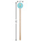 Sundance Yoga Studio Wooden 7.5" Stir Stick - Round - Dimensions