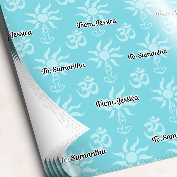 Custom Sundance Yoga Studio Wrapping Paper Sheets (Personalized)