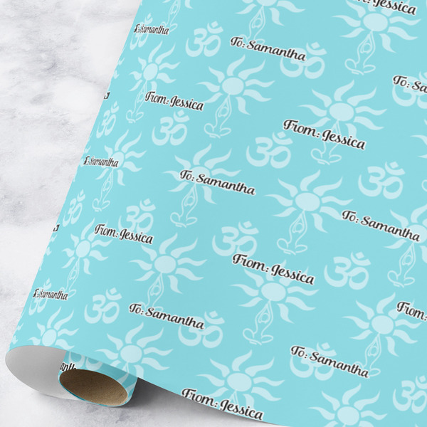 Custom Sundance Yoga Studio Wrapping Paper Roll - Large (Personalized)