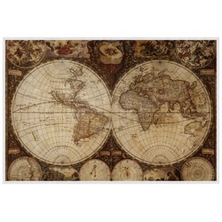 Vintage World Map Laminated Placemat