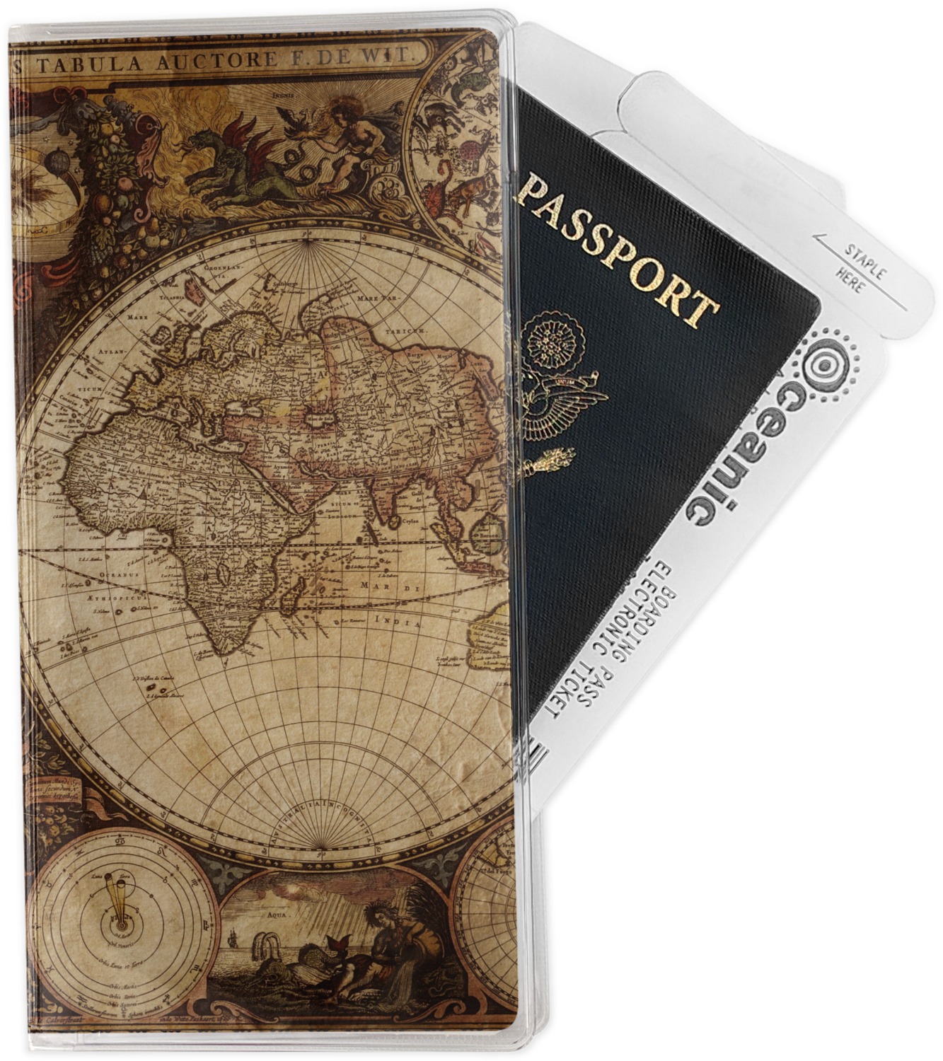 Travel document clearance purse