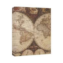 Vintage World Map Canvas Print