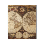 Vintage World Map Wood Print - 20x24