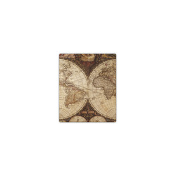 Vintage World Map Canvas Print - 8x10