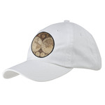 Vintage World Map Baseball Cap - White