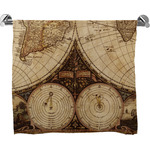 Vintage World Map Bath Towel