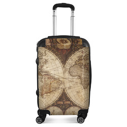 Vintage World Map Suitcase - 20" Carry On