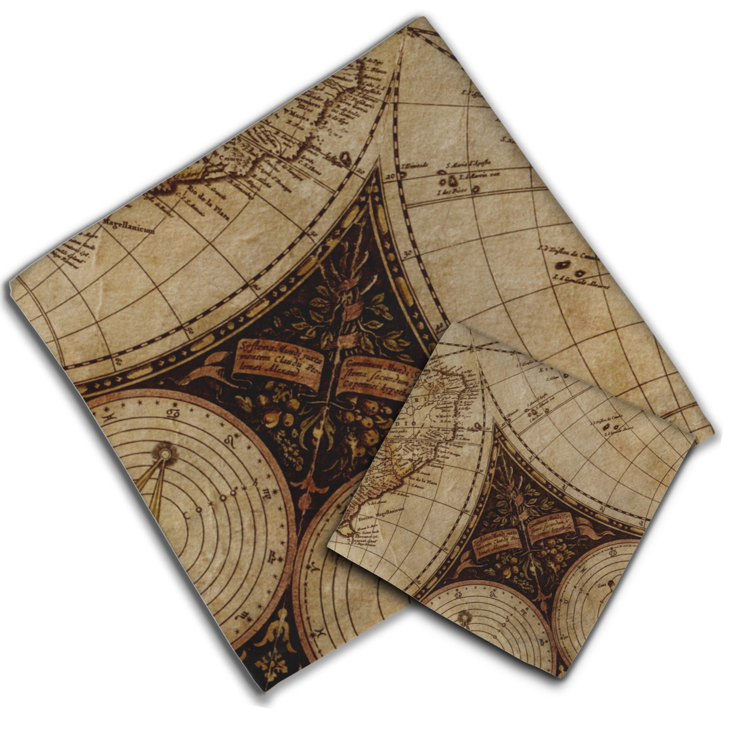 Vintage World Map Cloth Napkins Personalized Lunch Dinner PARENT MAIN ?lm=1603159540