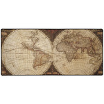 Vintage World Map Gaming Mouse Pad