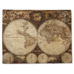 Vintage World Map Single-Sided Linen Placemat - Single