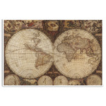 Vintage World Map Disposable Paper Placemats