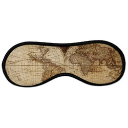 Vintage World Map Sleeping Eye Masks - Large