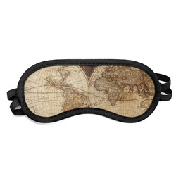 Vintage World Map Sleeping Eye Mask