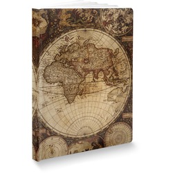 Vintage World Map Softbound Notebook - 5.75" x 8"